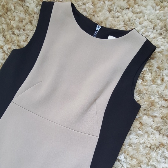 *NWT* Kate Spade tan & black office dress